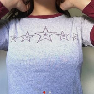 90s y2k layered star long sleeve